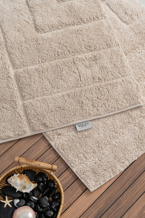 Aurora | Cotton 2-Piece Bath Rug Set