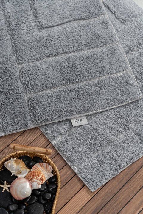 Aurora | Cotton 2-Piece Bath Rug Set