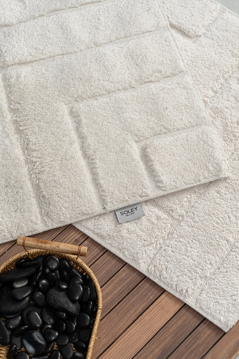 Aurora | Cotton 2-Piece Bath Rug Set