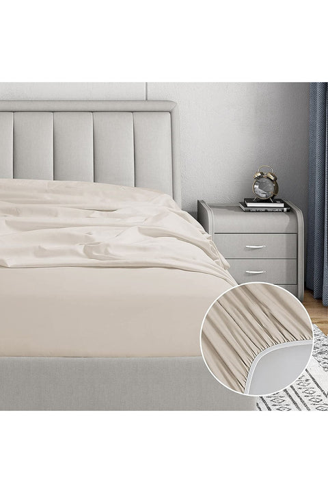 Soley | Jersey | 100% Natural Cotton Single 100 x 200 Fitted Bed Sheet
