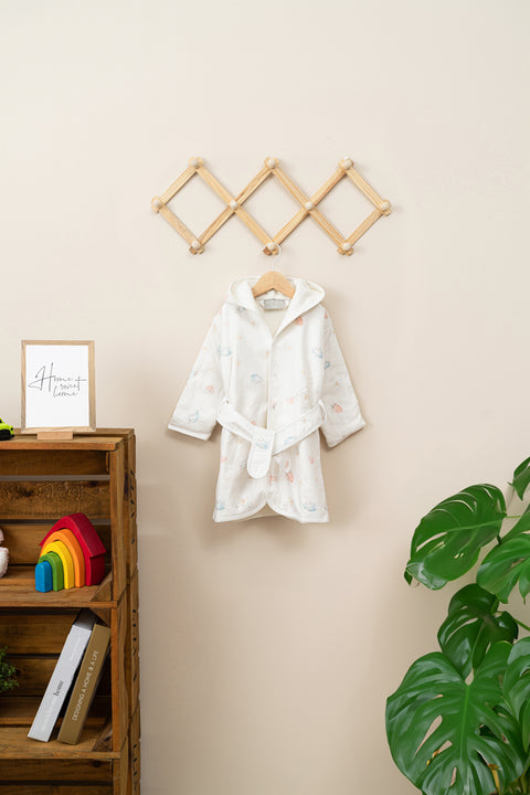 Happy Mouse | 100% Cotton Baby Bathrobe