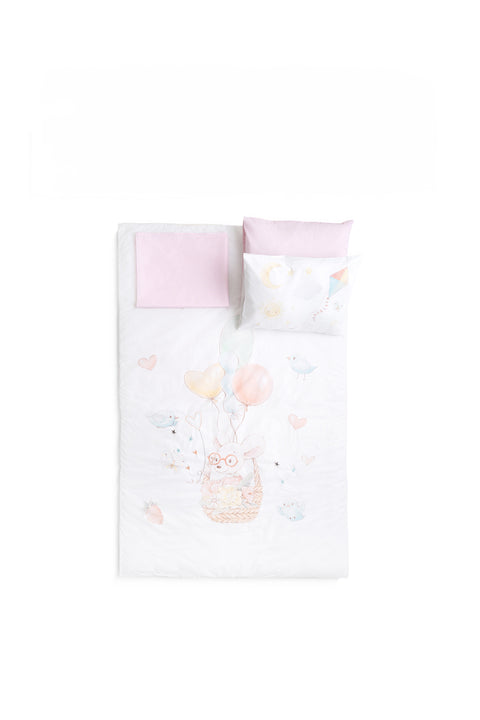 Happy Mouse | 100% Cotton Complete Duvet Set for Babies
