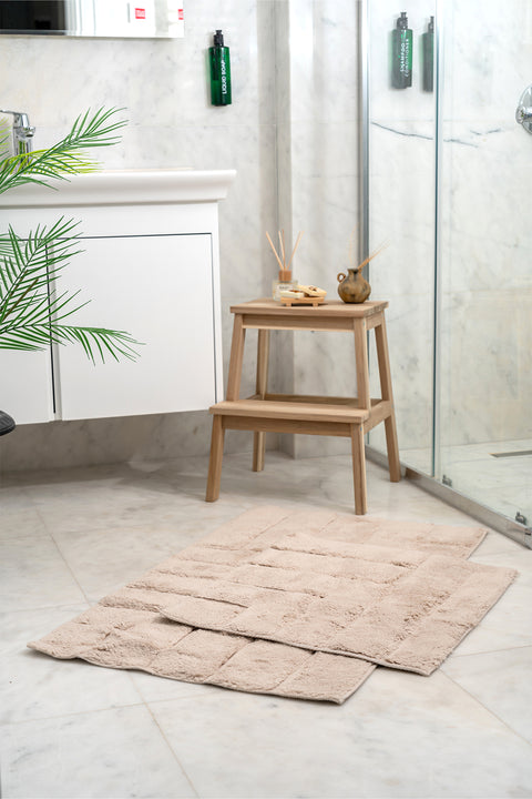 Aurora | Cotton 2-Piece Bath Rug Set