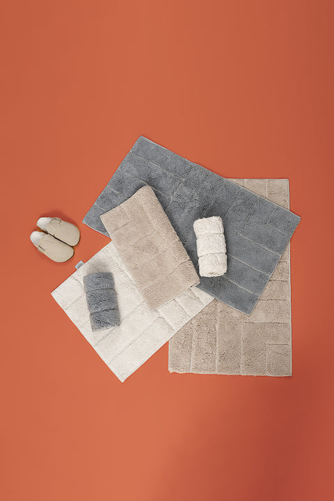 Aurora | Cotton 2-Piece Bath Rug Set