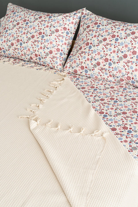 Stella | 100% Cotton 200 x 230 cm Double Bed Cover