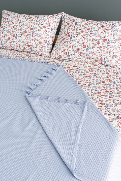 Stella | 100% Cotton 160 x 230 cm Single Bed Cover