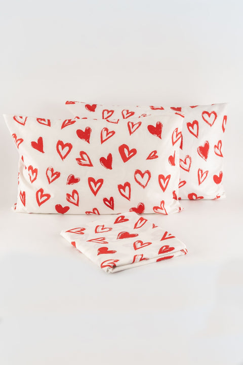 Mix &amp; Match | Lover | 100% Cotton Double Sheet Set