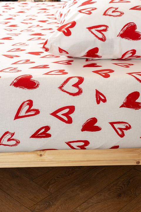 Mix &amp; Match | Lover | 100% Cotton Double Sheet Set