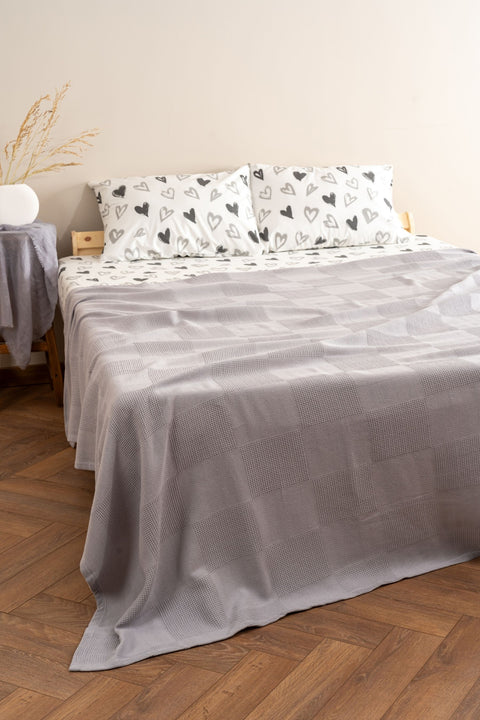 Serenity | 100% Cotton 220 x 240 cm King Size Blanket