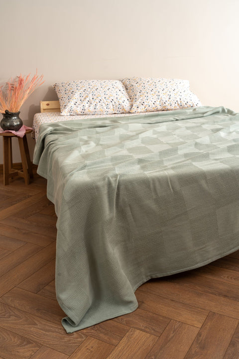 Serenity | 100% Cotton 220 x 240 cm King Size Blanket