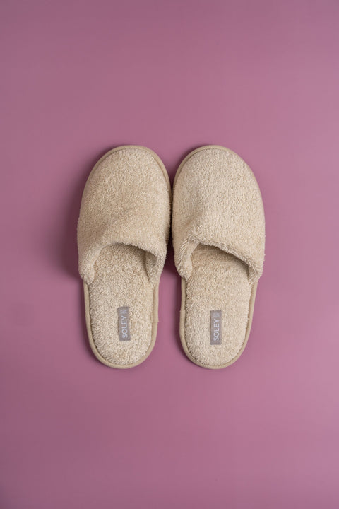 Minerva | 100% Cotton Towel Slippers