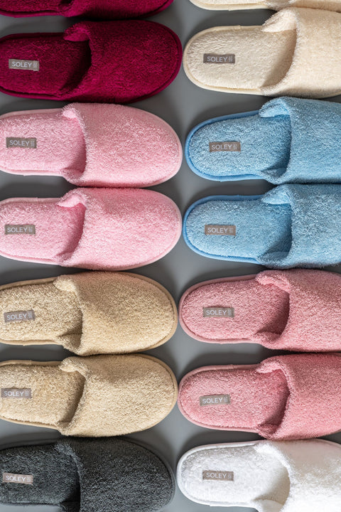 Minerva | 100% Cotton Towel Slippers