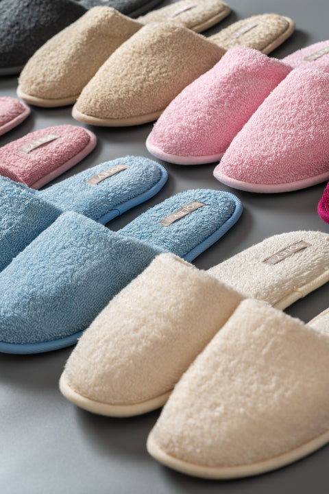 Minerva | 100% Cotton Towel Slippers