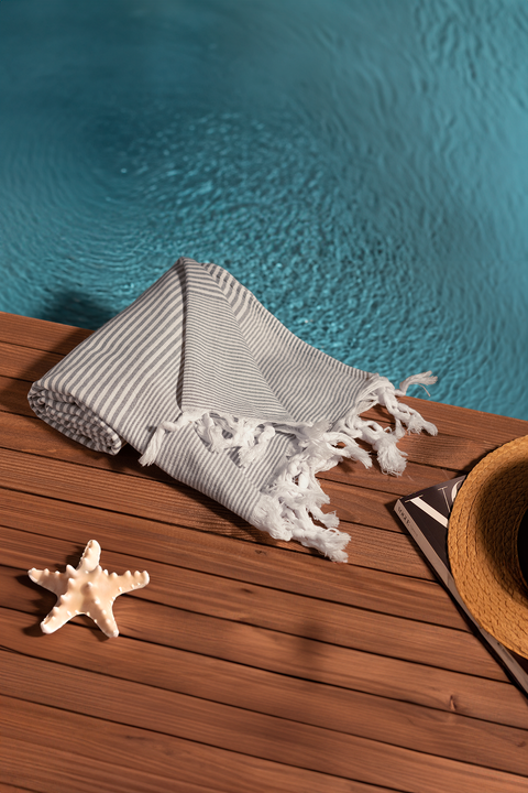 Stripe | 100% Natural Cotton Turkish Beach Towel