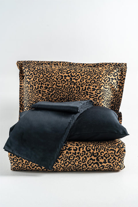 Panthera | 100% Cotton Double Satin Duvet Cover Set